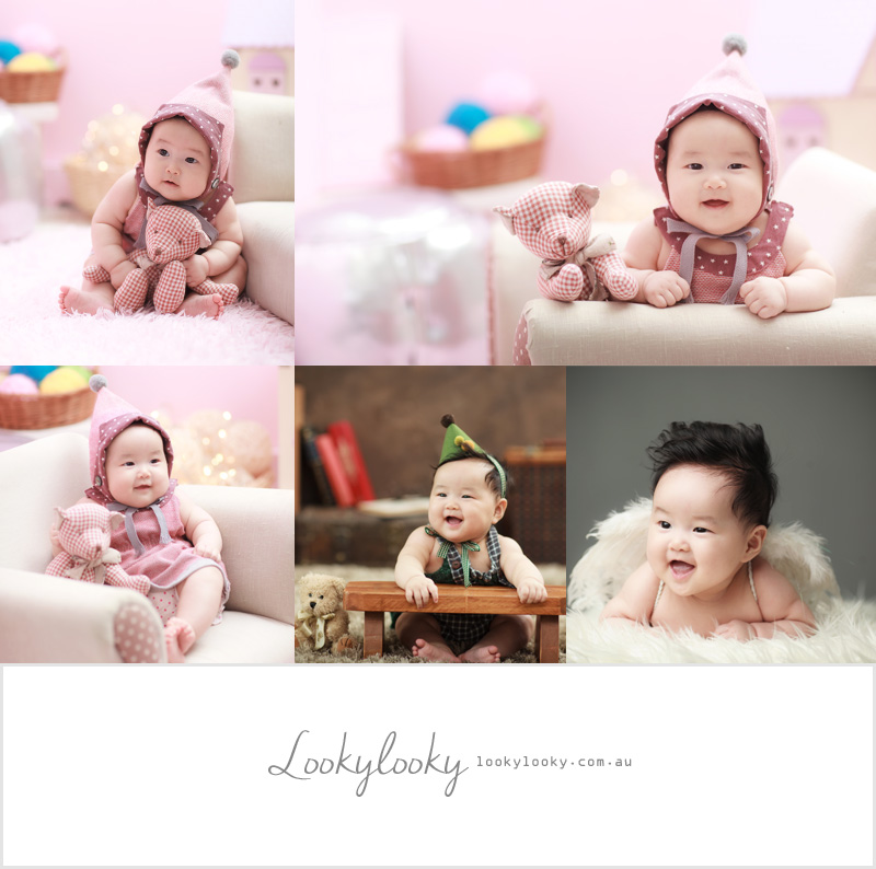 Baby Sia's 100 days Photo on Lookylooky Studio
